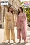 1623 By Ossm Style Salsa Beads Work Kurtis Set Size Combo 